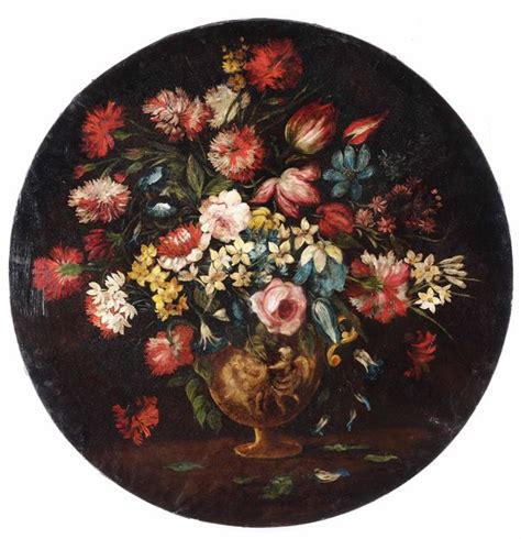 Andrea Scacciati Probabile Xx Secolo Nature Morte Con Vasi Di Fiori