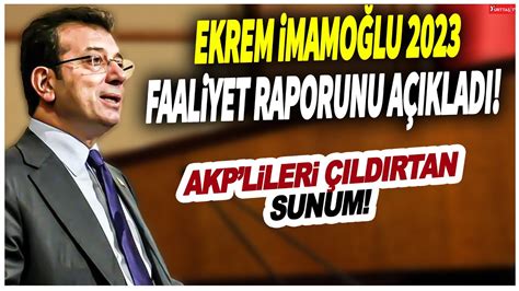 Ekrem Mamo Lu Bb Meclisi Nde Faaliyet Raporu Sunumunda Konu Uyor