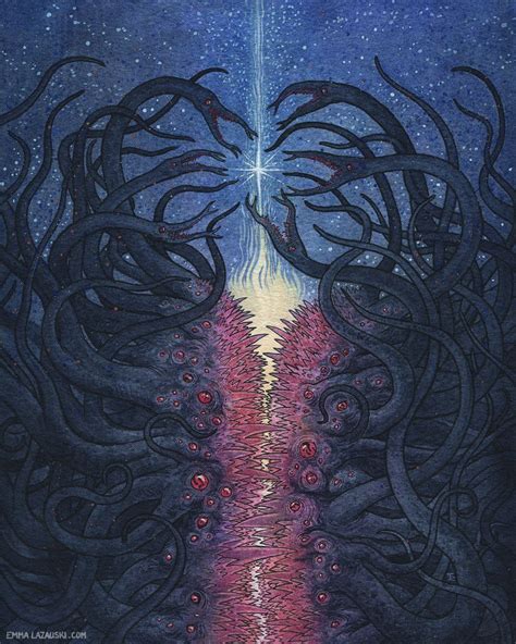 Star Eater By Emma Lazauski Cosmic Horror Lovecraftian Horror Scary Art