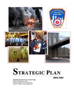 Fillable Online Nyc Fdny Strategic Plan Form Fax Email Print PdfFiller