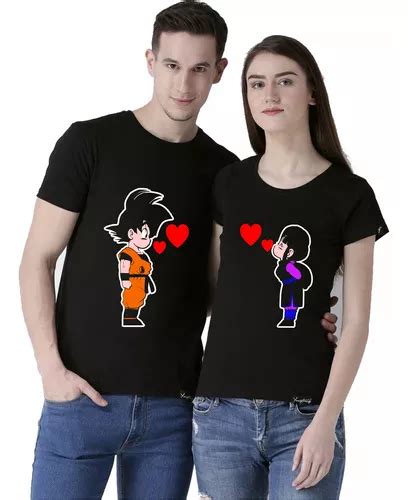 Playeras Parejas Goku Y Milk 14 De Febrero Duo