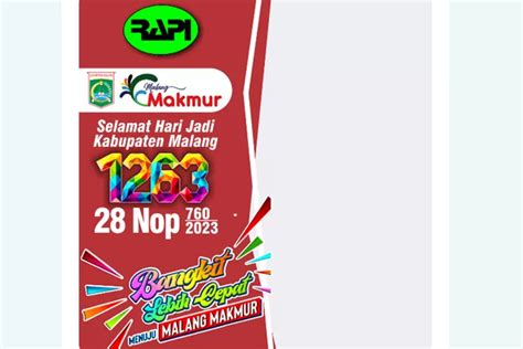 Gratis Link Twibbon Hari Jadi Kabupaten Malang Bingkai Foto