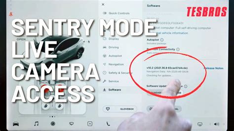 Tesla 36 8 Update Sentry Mode Live Camera Access TESBROS YouTube