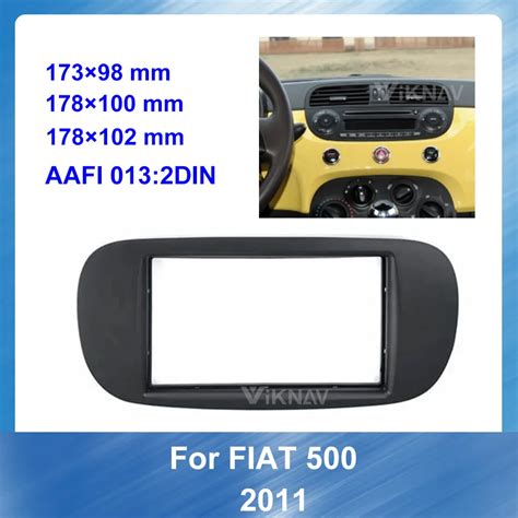 Din Car Radio Fascia For Fiat Car Refitting Dvd Frame Stereo