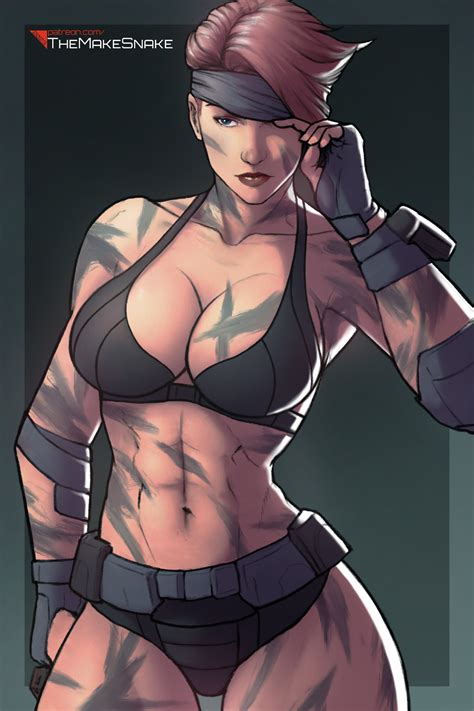 Artstation Lady Snake Metal Gear Solid