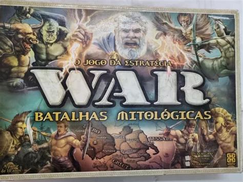 Jogo War Batalhas Mitológicas Grow Completo M MercadoLivre