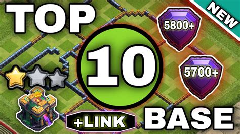 99 NEW 1 STAR TOP 10 TH14 LEGEND LEAGUE BASE WITH LINK 2021 PUSHING