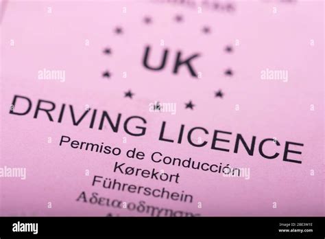 Driving License Uk Card Hi Res Stock Photography And Images Alamy