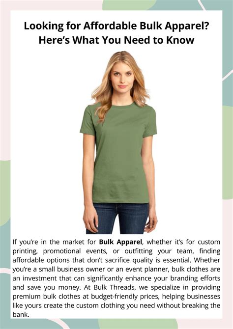 Ppt Looking For Affordable Bulk Apparel Heres What You Need To Know