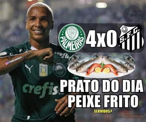 Veja Os Memes Da Goleada Do Palmeiras Sobre O Santos Memes Fritas