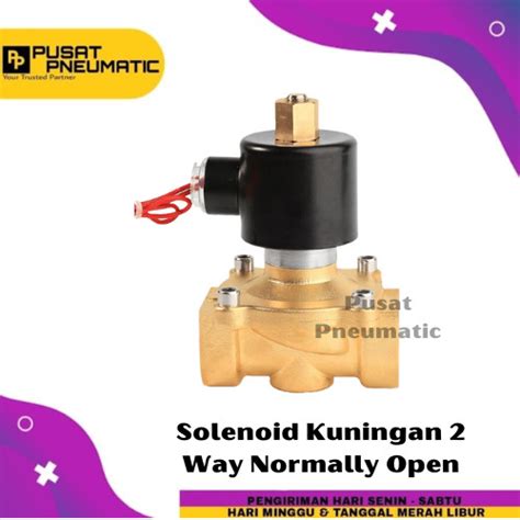 Jual Solenoid Valve 2 Way Selenoid Valve Kuningan Normal Open 3 4 Inch