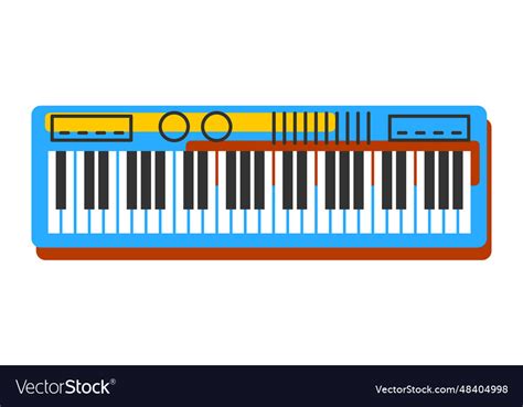 Piano jazz musical instrument Royalty Free Vector Image