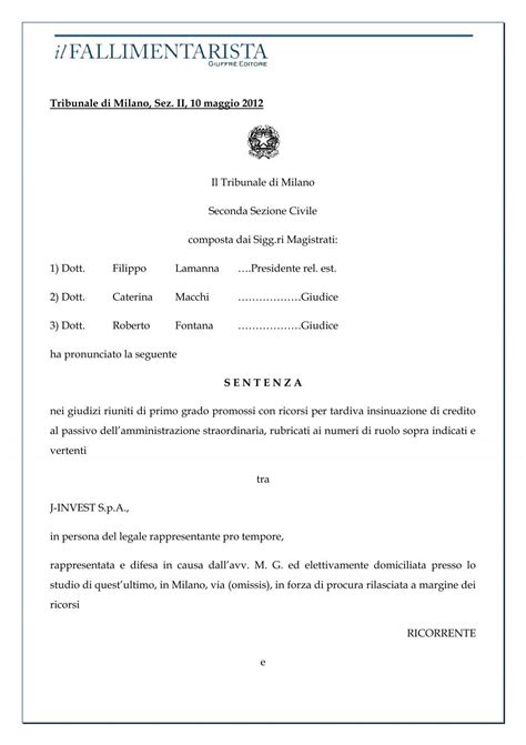 Ordinanza Tribunale Di Roma Ii Sez Civile 11