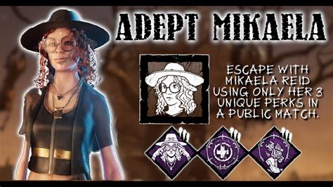 Adept Mikaela Reid Dead By Daylight Mikaela Reid Survivor Perk Builds