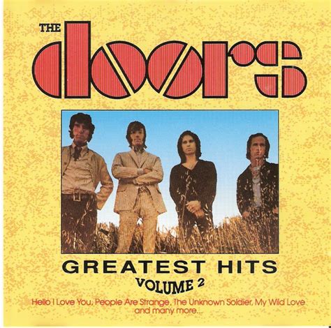 Greatest Hits Volume 2 De The Doors 1991 Cd Duchesse Cdandlp Ref