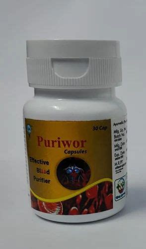 Puriwor Blood Purifier Capsules At Rs Bottle Ayurvedic Blood