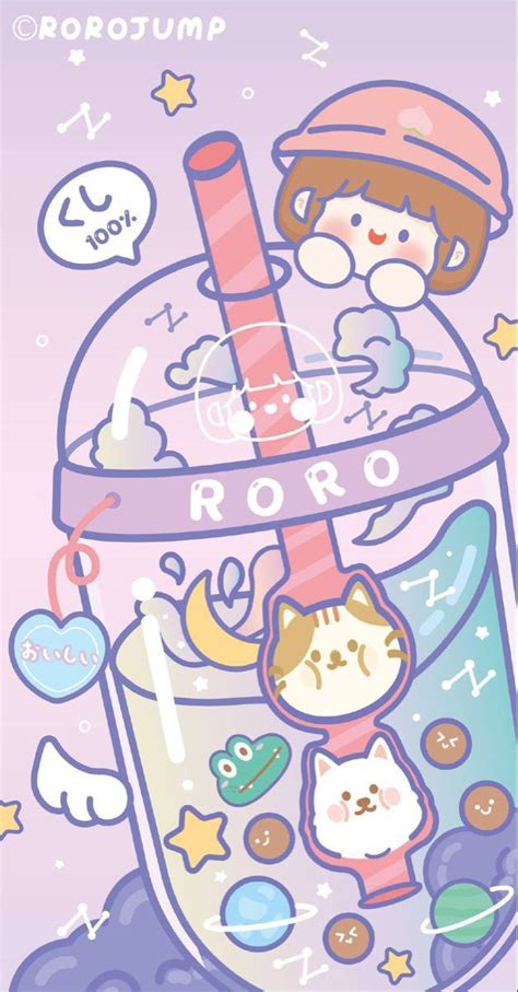 It S A Rorojump Bobba Wallpaper Iphone Cute Iphone Wallpaper Kawaii