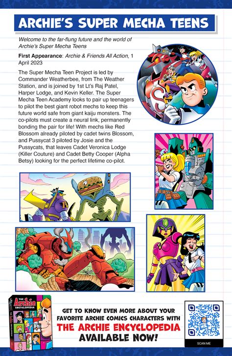 Archie Encyclopedia Update Archies Super Mecha Teens Archie Comics