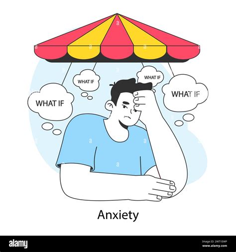 Neurosis Chronic Stress And Anxiety Mental Disorder Worried Man