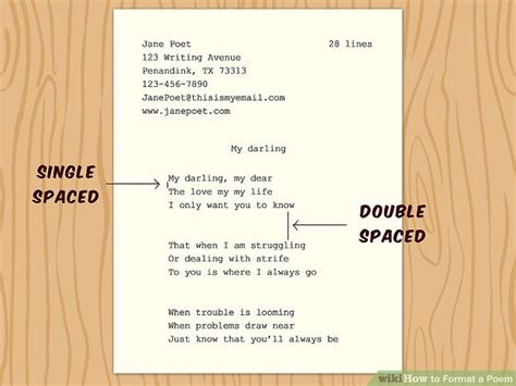 3 Ways to Format a Poem - wikiHow