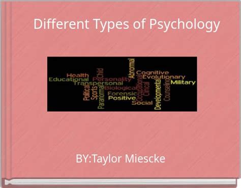 Different Types Of Psychology Free Stories Online Create Books For