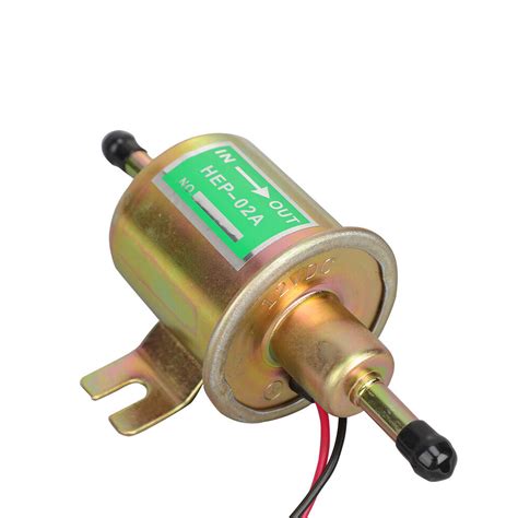 Inline Fuel Pump 12v Electric Transfer Low Pressure Gas Diesel Fuel Pump Hep 02a Ebay