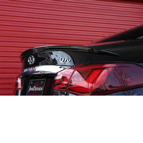 Job Design Phantom Trunk Spoiler FRP For Infiniti Q70 Y51 2015 2019