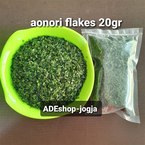 Jual Aonori Ao Nori Flake Serpihan Rumput Laut Seaweed Bubuk Kasar