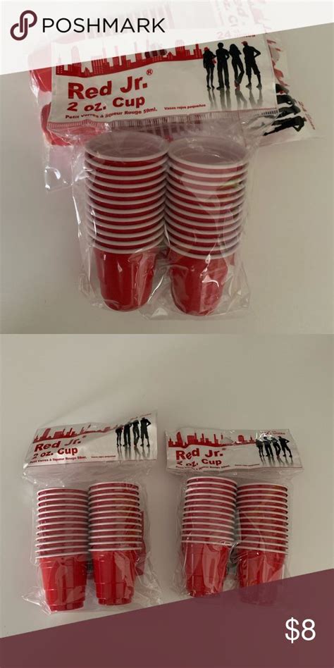 Red Jr Shotglasses Red Solo Cup Shot Glasses Disposable Tableware