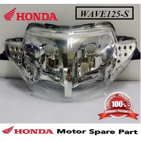 100 ORIGINAL HONDA WAVE125 S HEADLAMP ASSY HEAD LAMP LAMPU DEPAN