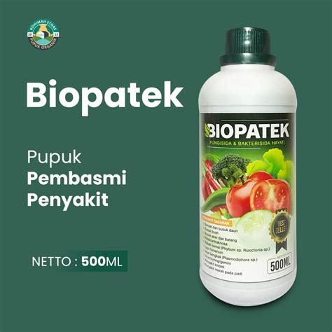 Jual Biopatek Ml Fungisida Bakterisida Hayati Obat Mengatasi Hama