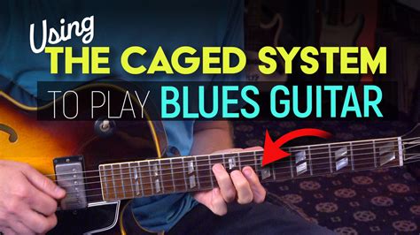 Use Chord Shapes From The CAGED System To Play Solo Blues Guitar