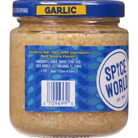 Spice World Minced Garlic