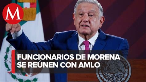 Amlo Se Reúne Con Mario Delgado Y Gobernadores De Morena En Palacio