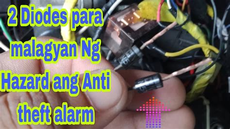 Paano Mag Install Ng Hazard Sa Anti Theft Alarm For All Motorcycle Tip