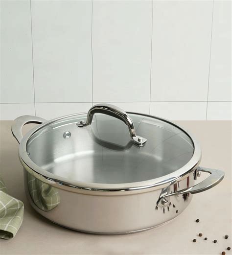 Buy Silver Stainless Steel Saute Pan By Meyer at 18% OFF by Meyer ...