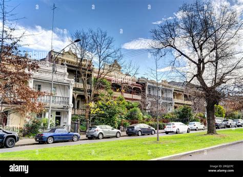 Melbourne Landmarks, Australia Stock Photo - Alamy