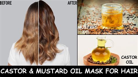 Castor Oil And Mustard Oil For Hair Growth Before And After Result Of