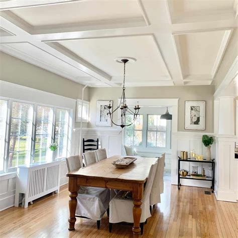 White Dining Room With Farmhouse Table - Soul & Lane