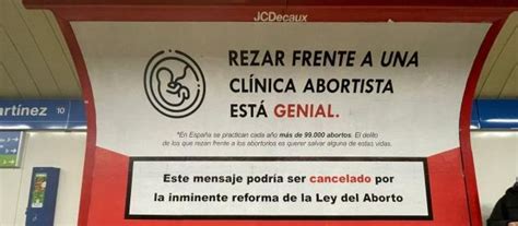 Así está la campaña de cancelación de las marquesinas provida