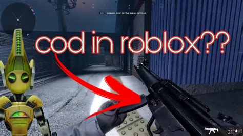 COD IN ROBLOX INSANE GRAPHICS YouTube