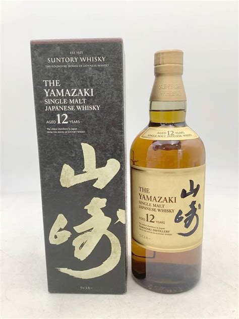 Yahooオークション 未開栓 Suntory サントリー 山崎 12年 シングル