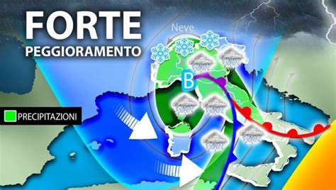 Previsioni Meteo Perturbazione Atlantica Porta Pioggia E Neve La