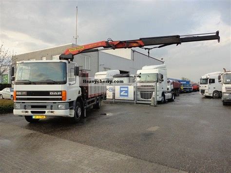 Daf Fa Palfinger Pk With Crane And Open Bo Truck Mounted