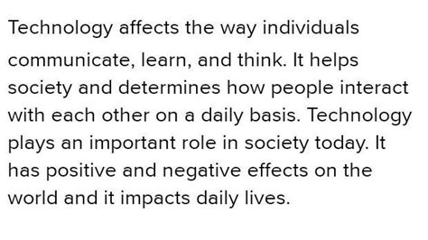 Importance Of Technology In Our Life Essay300 500 Words Brainlyph