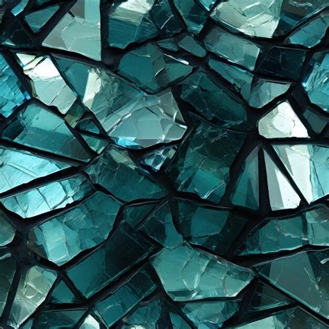 Premium Ai Image Glass Shards Texture