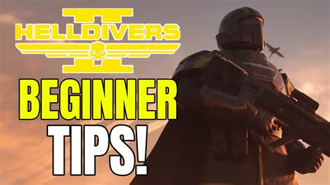 5 Beginner Tips Helldivers 2 Youtube