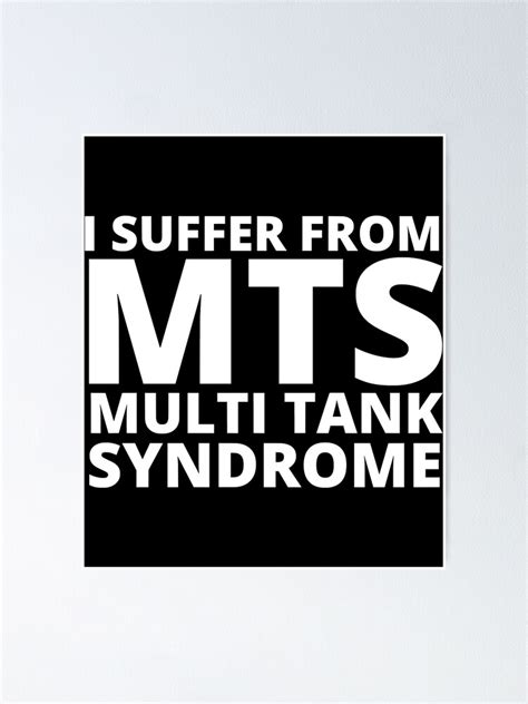 Multi Tank Syndrome Fishkeeping Poster For Sale By Buckboehm Redbubble