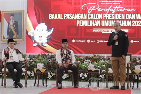 Anies Dan Cak Imin Resmi Daftar Capres Dan Cawapres Ke KPU Foto 3