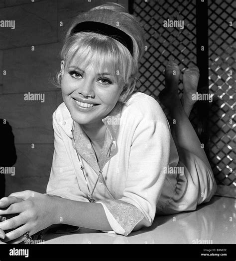 Schauspielerin Model Britt Ekland 1964 Stockfotografie Alamy